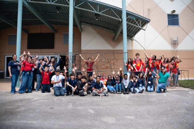 Students engaging in hands-on activities at Miami Maker Faire Education Day 2026