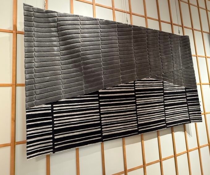 Diverse and innovative rug collections showcased at Milan Design Week, highlighting modern design and craftsmanship.