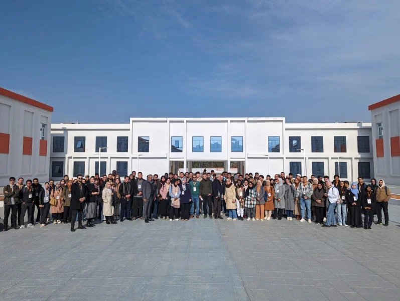 Students from Morocco's Berkane AI School celebrating their victory at the national cybersecurity competition