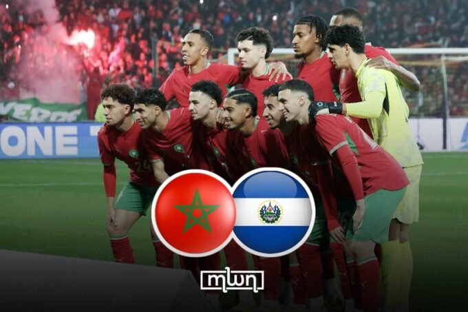 Morocco's Atlas Lions football team in action, preparing for the 2026 FIFA World Cup with friendly matches.