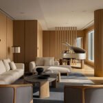 Exterior view of Nobu Hotel Toronto showing its twin towers and the integrated historic glass brick facade of the Pilkington Glass building.