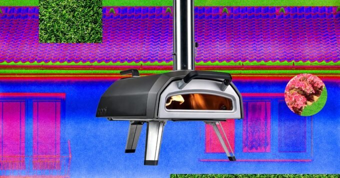 Ignite Your Backyard Feast: The Ultimate Guide to the Best Outdoor Pizza Ovens of 2026 9 A perfectly cooked, bubbling pizza being removed from a sleek outdoor pizza oven, with a backyard setting in the background.