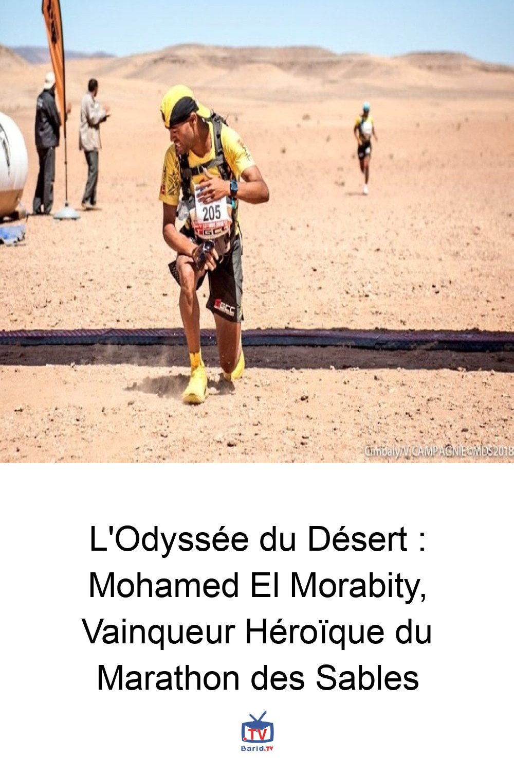 L'Odyssée du Désert : Mohamed El Morabity, Vainqueur Héroïque du Marathon des Sables 4 Pinterest Hidden