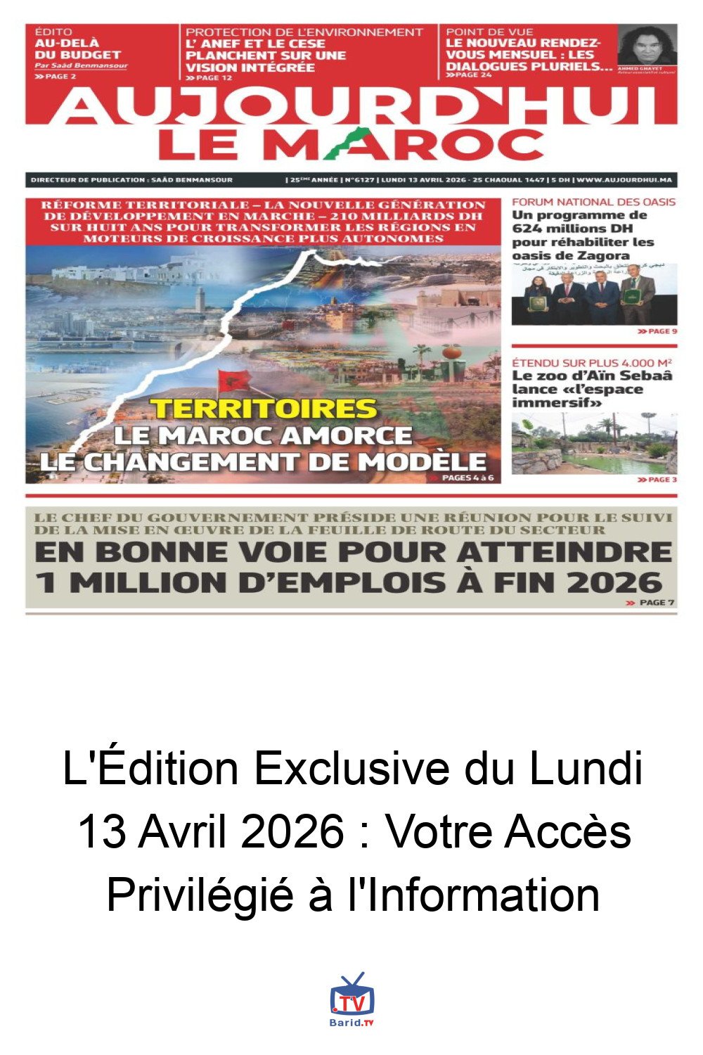 L'Édition Exclusive du Lundi 13 Avril 2026 : Votre Accès Privilégié à l'Information 4 Pinterest Hidden