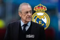 Real Madrid crest alongside Spanish Football Federation logo, symbolizing a fractured relationship.