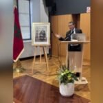 Le directeur de l'Institut Royal pour la recherche sur l'histoire du Maroc, Rahal Boubrik, s'exprimant lors d'une conférence à Toulouse sur la marocanité du Sahara.