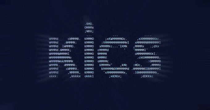 Illustration of a compromised software supply chain with malicious code flowing into development tools and repositories.