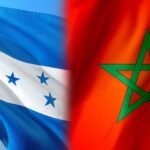 Map highlighting Western Sahara and Honduras, symbolizing the diplomatic shift concerning the Polisario Front's self-proclaimed state.