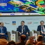 Vue aérienne d'une zone agricole verdoyante dans la région de Fès-Meknès, symbolisant le potentiel agro-industriel du Maroc.
