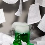 Conceptual image representing AI's impact on scientific research, possibly a stylized brain or circuit board with research papers.