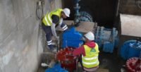 Une image illustrant la distribution d'eau potable ou un paysage urbain de Casablanca-Settat, avec un focus sur la préservation de l'eau.