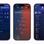 Apple Sports Kicks Off Global Expansion, Just in Time for the World Cup 8 Apple Sports app logo displayed on an iPhone screen with a soccer match in the background, symbolizing its global expansion for the World Cup.