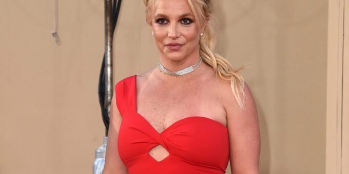 Britney Spears at a public event, reflecting on her legal and personal journey.