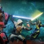 Bungie logo displayed prominently with Destiny 2 game elements in the background, symbolizing the studio's current challenges.
