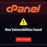 cPanel and WHM logo with a security shield icon, symbolizing urgent security updates and protection against vulnerabilities.