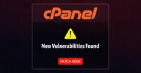 cPanel and WHM logo with a security shield icon, symbolizing urgent security updates and protection against vulnerabilities.