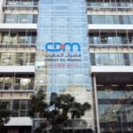 Vue du siège social du Crédit du Maroc, symbolisant la solidité et la performance financière de la banque.