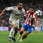 صورة لداني كارفاخال لاعب ريال مدريد يظهر فيها وهو يعاني من إصابة في قدمه.