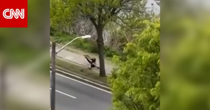 صورة لموقع حادث إطلاق النار قرب جامعة هارفارد مع تواجد أمني