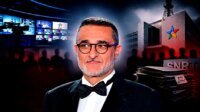 صورة لمبنى الشركة الوطنية للإذاعة والتلفزة (SNRT) بالمغرب، تعكس واجهة المؤسسة الإعلامية.