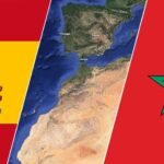 صورة توضيحية للتعاون الأمني بين المغرب وإسبانيا، ربما خريطة أو علمين متجاورين.