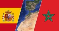 صورة توضيحية للتعاون الأمني بين المغرب وإسبانيا، ربما خريطة أو علمين متجاورين.