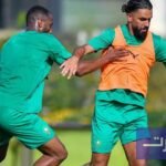 صورة للاعبي المنتخب المغربي خلال حصة تدريبية بمركب محمد السادس لكرة القدم استعداداً لكأس العالم 2026.