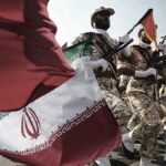 صورة توضيحية لخريطة تركيا مع إشارة إلى النفوذ الإيراني أو شعار الحرس الثوري.