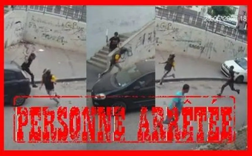 صورة لعناصر الشرطة القضائية أثناء عملية توقيف مشتبه به في قضية سرقة بالدار البيضاء.