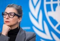 صورة لفرانشيسكا ألبانيزي، مقررة الأمم المتحدة الخاصة لحقوق الإنسان في الأراضي الفلسطينية المحتلة.