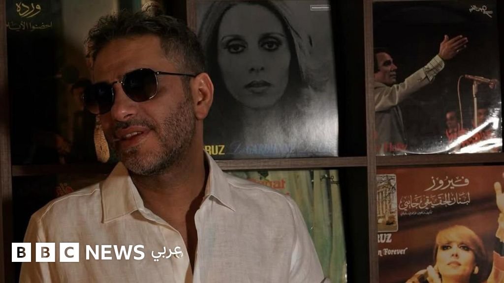 صورة فضل شاكر مع ابنه محمد خلال تصوير أغنية 'كيفك عا فراقي'