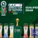 قرعة تصفيات كأس أمم إفريقيا 2027: مجموعات حاسمة ومواجهات مرتقبة 6 صورة توضيحية لقرعة كأس أمم إفريقيا 2027 مع شعار الكاف وكرة قدم