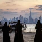 Dubai skyline featuring the Burj Khalifa, a symbol of the UAE's economic strength amidst escalating regional geopolitical tensions.