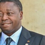 Le président togolais, Faure Gnassingbé, à Paris, à l'occasion de la Conférence pour la paix et la prospérité dans la région des Grands Lacs, le 30 octobre 2025.