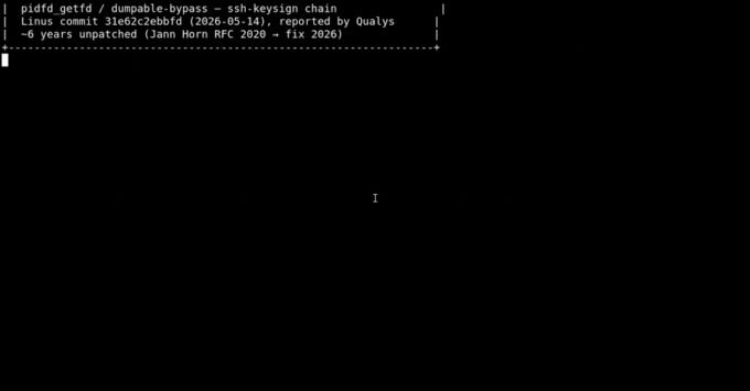 Illustration of a lock and key over a Linux terminal, symbolizing a critical kernel vulnerability.
