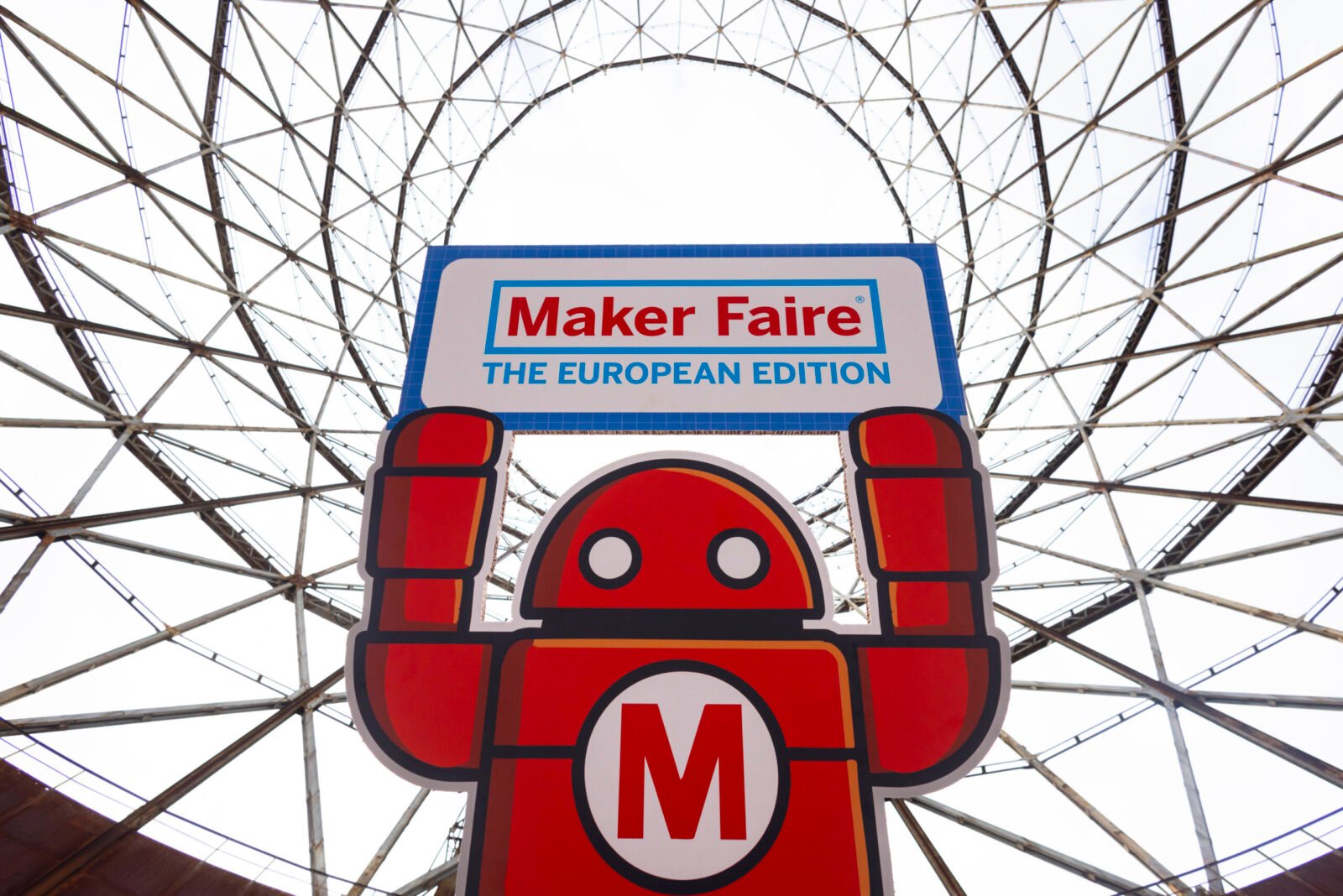 Innovators showcasing their prototypes at Maker Faire Rome 2026 in Gazometro Ostiense