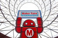 Innovators showcasing their prototypes at Maker Faire Rome 2026 in Gazometro Ostiense