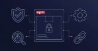 Illustration of npm logo with security shield, representing new 2FA and install controls for enhanced software supply chain security.