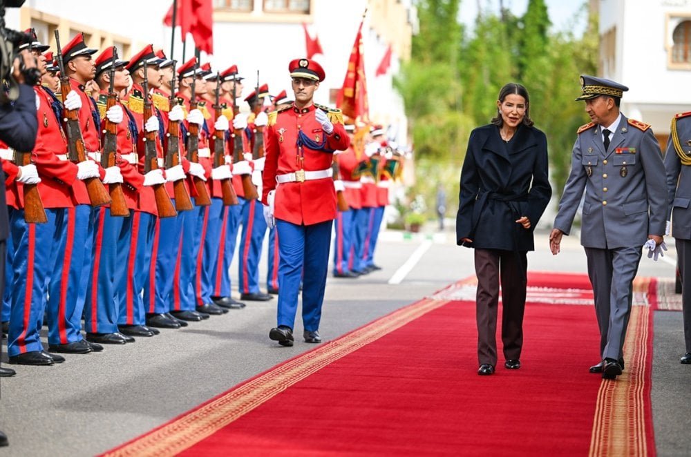S.A.R. la Princesse Lalla Meryem présidant le Conseil d'Administration des Œuvres Sociales des FAR