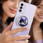 Oppo Unveils 'Bubble': The Innovative Screen Redefining Rear-Camera Selfies 5 Oppo Bubble accessory attached to a smartphone, displaying a live camera preview.