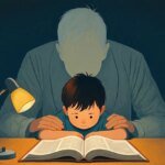 Un enfant souriant, l'air épanoui, symbolisant le bonheur et l'estime de soi inconditionnelle, contrastant avec la pression de la perfection.