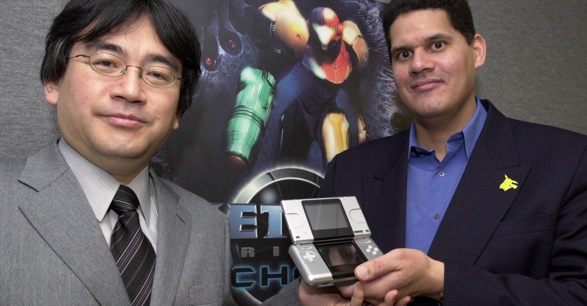 Reggie Fils-Aimé, former President of Nintendo of America, speaking at an event