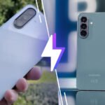 Comparatif visuel des smartphones Samsung Galaxy A37 et Galaxy A36, mettant en évidence leurs designs similaires et leurs écrans AMOLED.