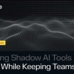 Digital security managing various AI application icons.