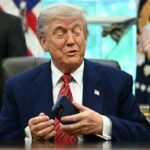 Trump Mobile branding with digital data security elements
