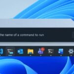 Microsoft's redesigned Windows 11 Run menu with dark mode