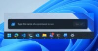 Microsoft's redesigned Windows 11 Run menu with dark mode