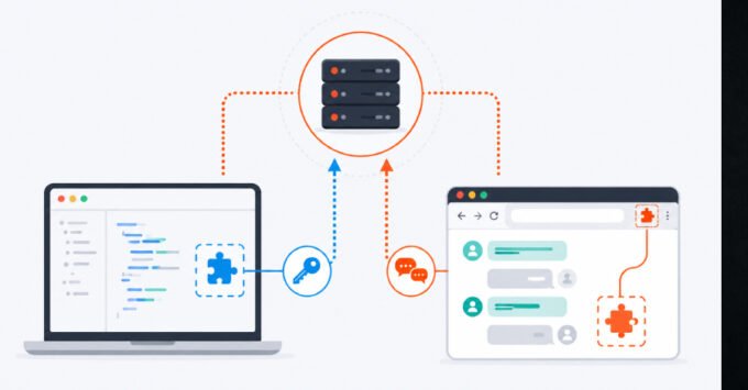 Illustration depicting a digital lock being picked, with AI symbols and code snippets in the background, representing compromised AI security.