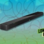 Bose Smart Ultra Soundbar in a modern living room setup, showcasing its sleek design.