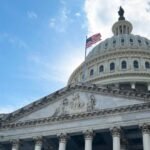 The U.S. Capitol building, symbolizing legislative action on cryptocurrency regulation.